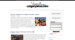 Desktop Screenshot of calgaryarea.com